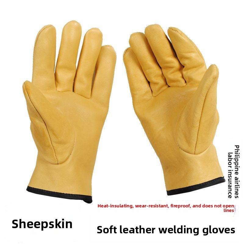 a pair Work Gloves Sheepskin L - Garden Gloves recension och pris