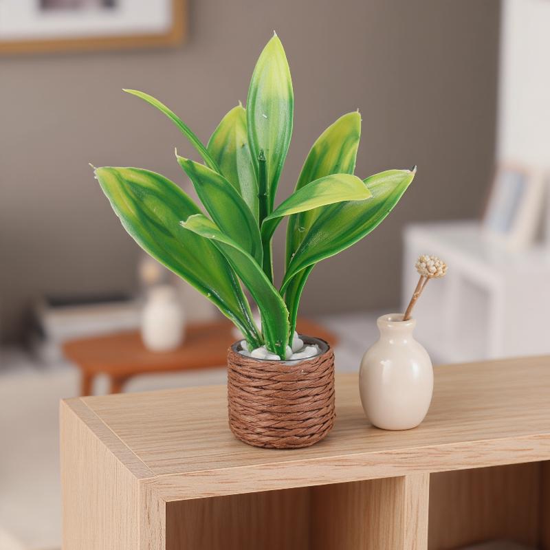 1Pcs Mini Artificial Potted Pl - Plant Pot recension och pris