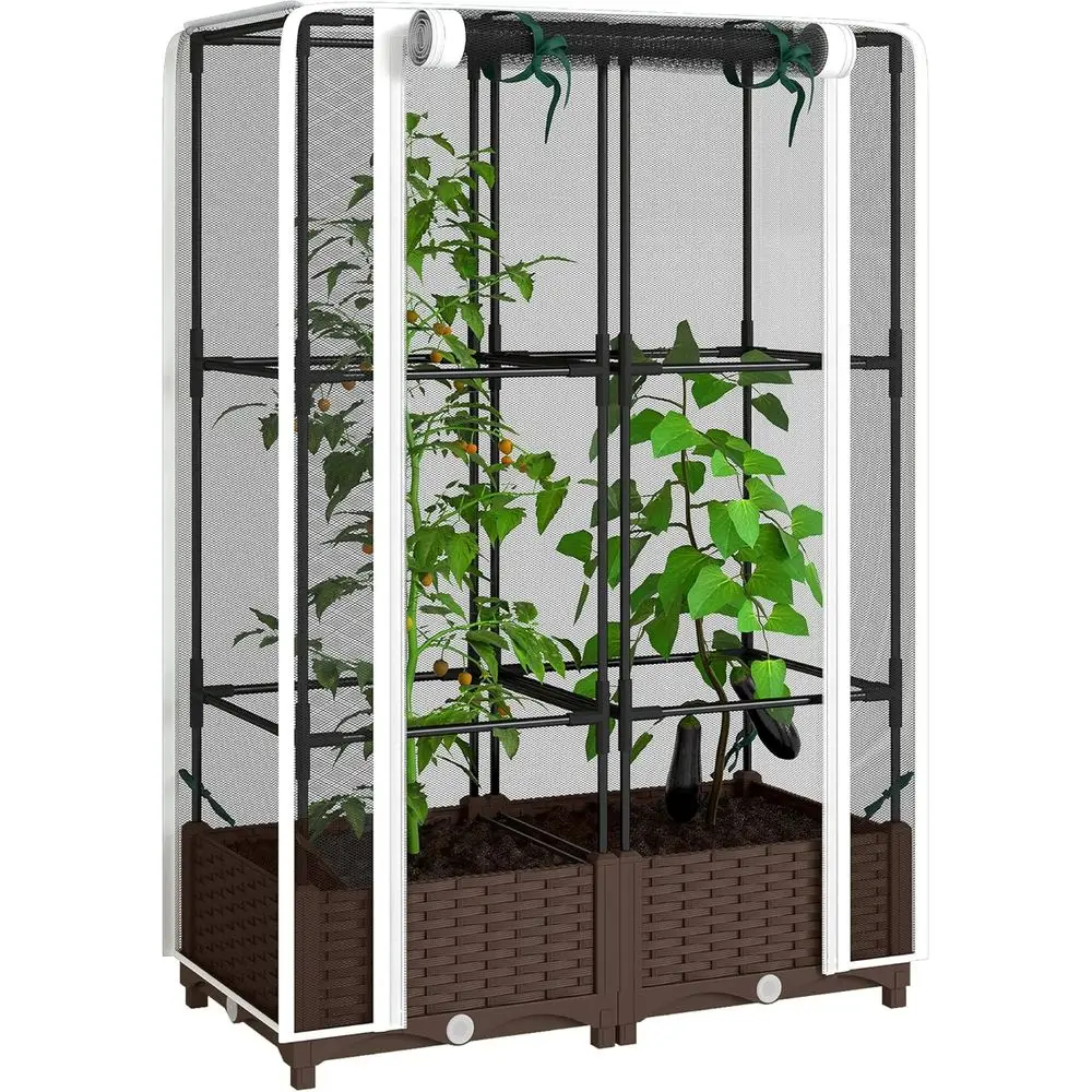 Elevated Garden Bed with Trell - Self Watering Planter recension och pris