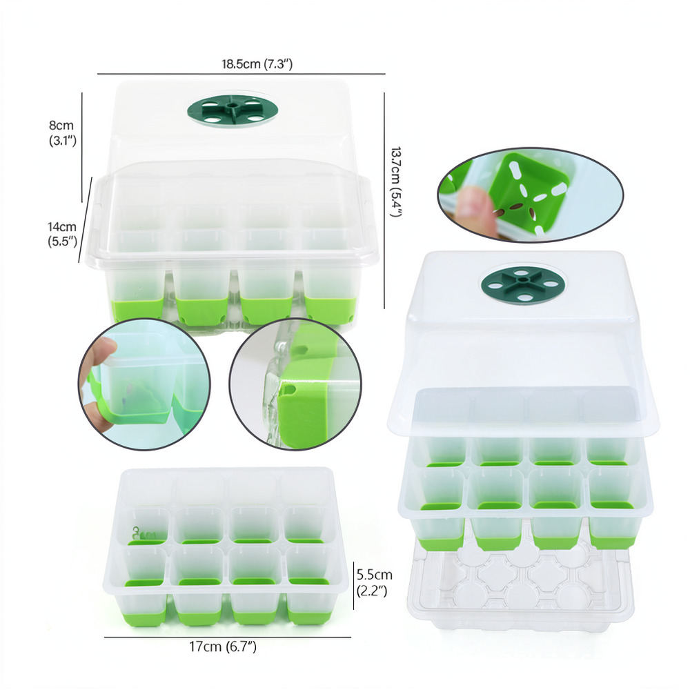 Reusable Silicone Seedling Tra - Plant Pot recension och pris