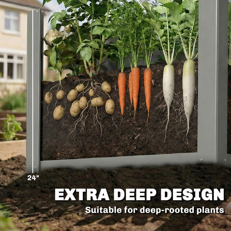 Outsunny Raised Garden Bed Gal - Garden Gloves recension och pris