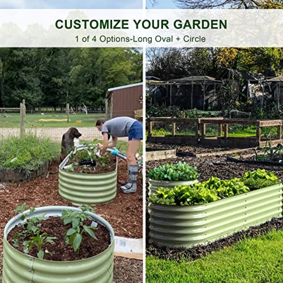 Outdoor modular galvanized ste - Raised Garden Bed recension och pris