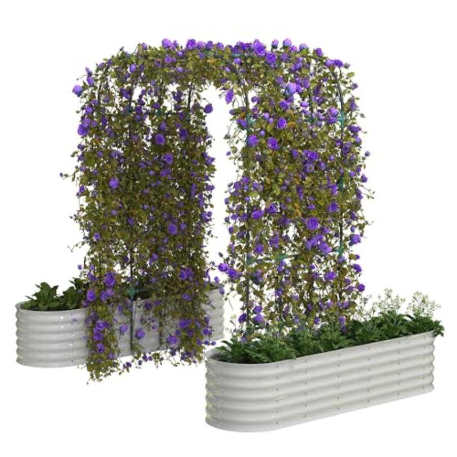 Galvanized Raised Garden Bed w - Raised Garden Bed recension och pris
