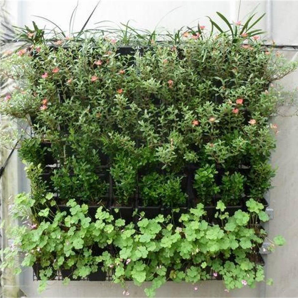 1Pcs Felt Planting Bag Wall Ha - Indoor Herb Garden recension och pris