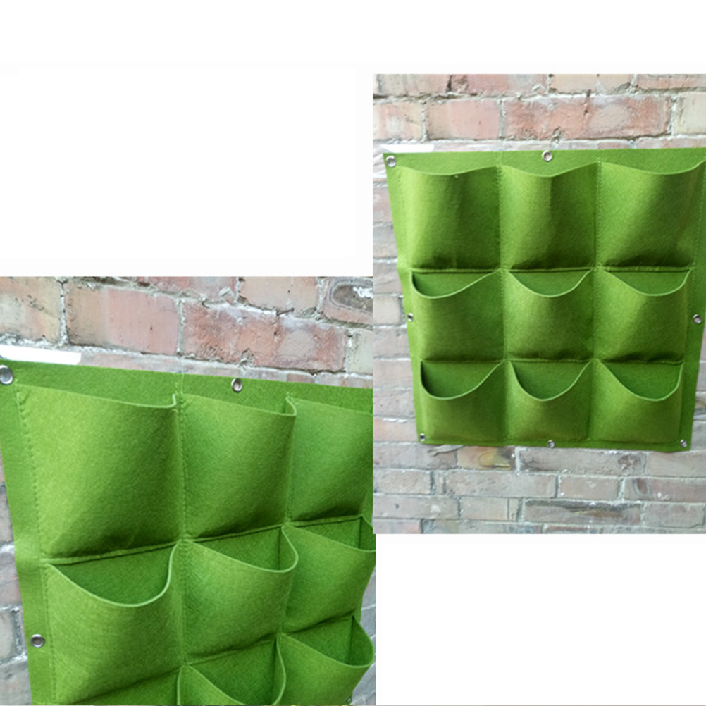 1Pcs Felt Planting Bag Wall Ha - Indoor Herb Garden recension och pris