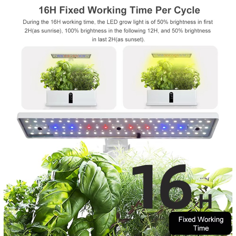 9 Pods Smart Hydroponics Growi - Grow Light Led recension och pris