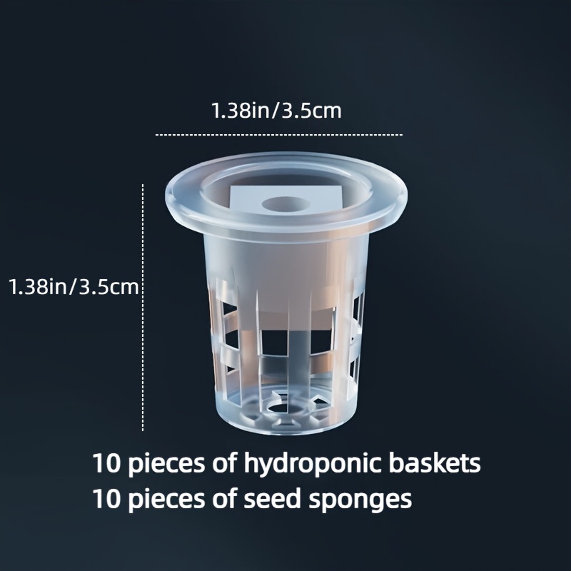 10pcs Hydroponic Seedling Bask - Seed Starter Tray recension och pris