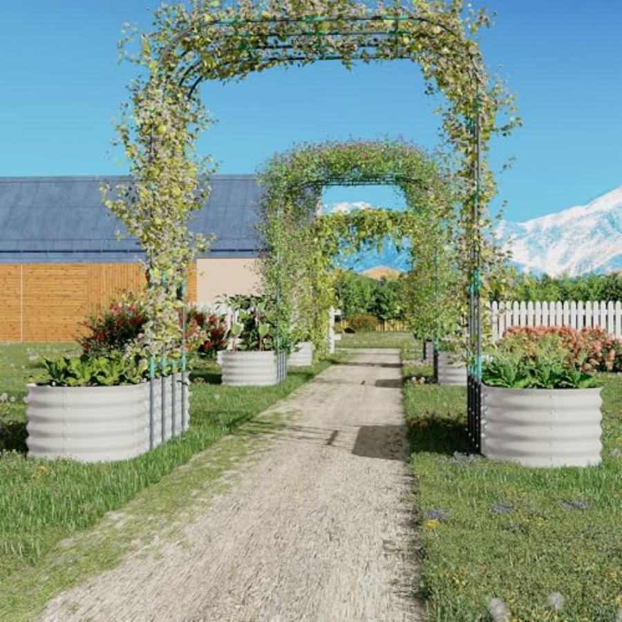 96 Tall Galvanized Raised Gard - Raised Garden Bed recension och pris