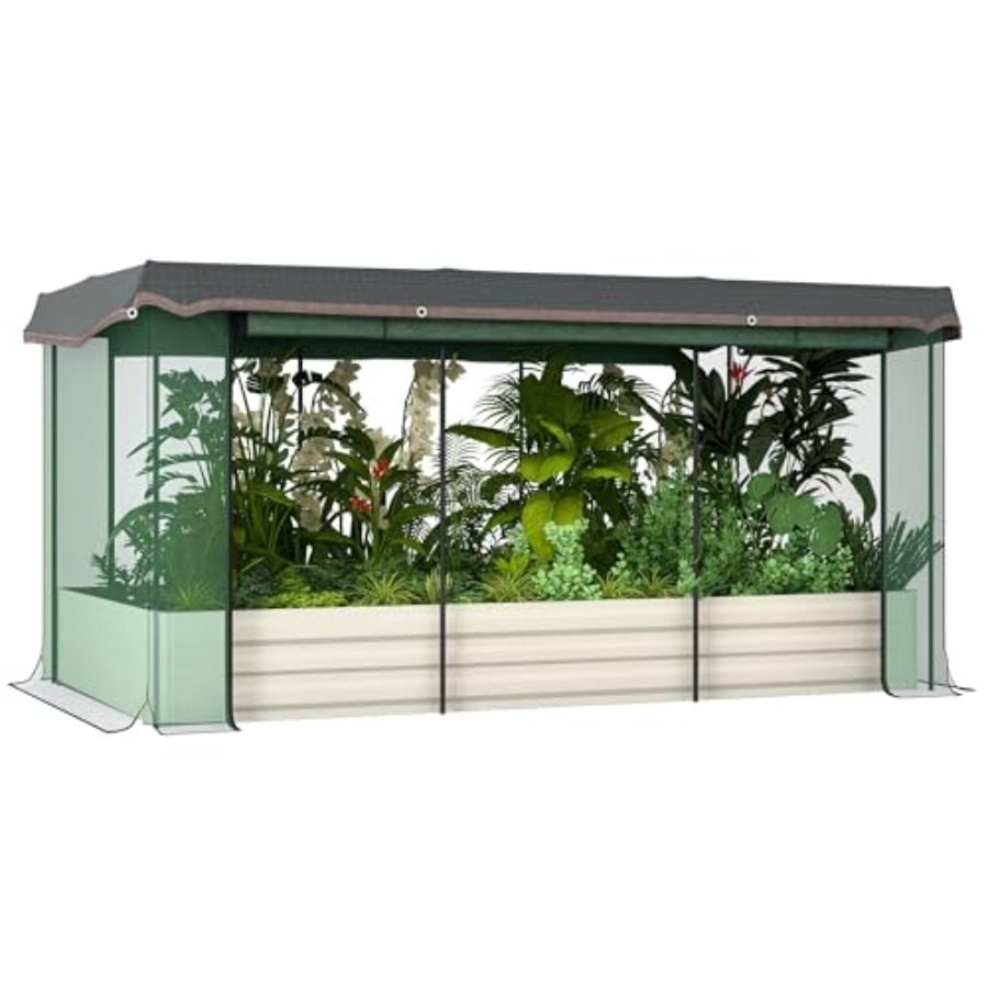 7.3 x 3.4 x 1 ft Galvanized Ra - Raised Garden Bed recension och pris