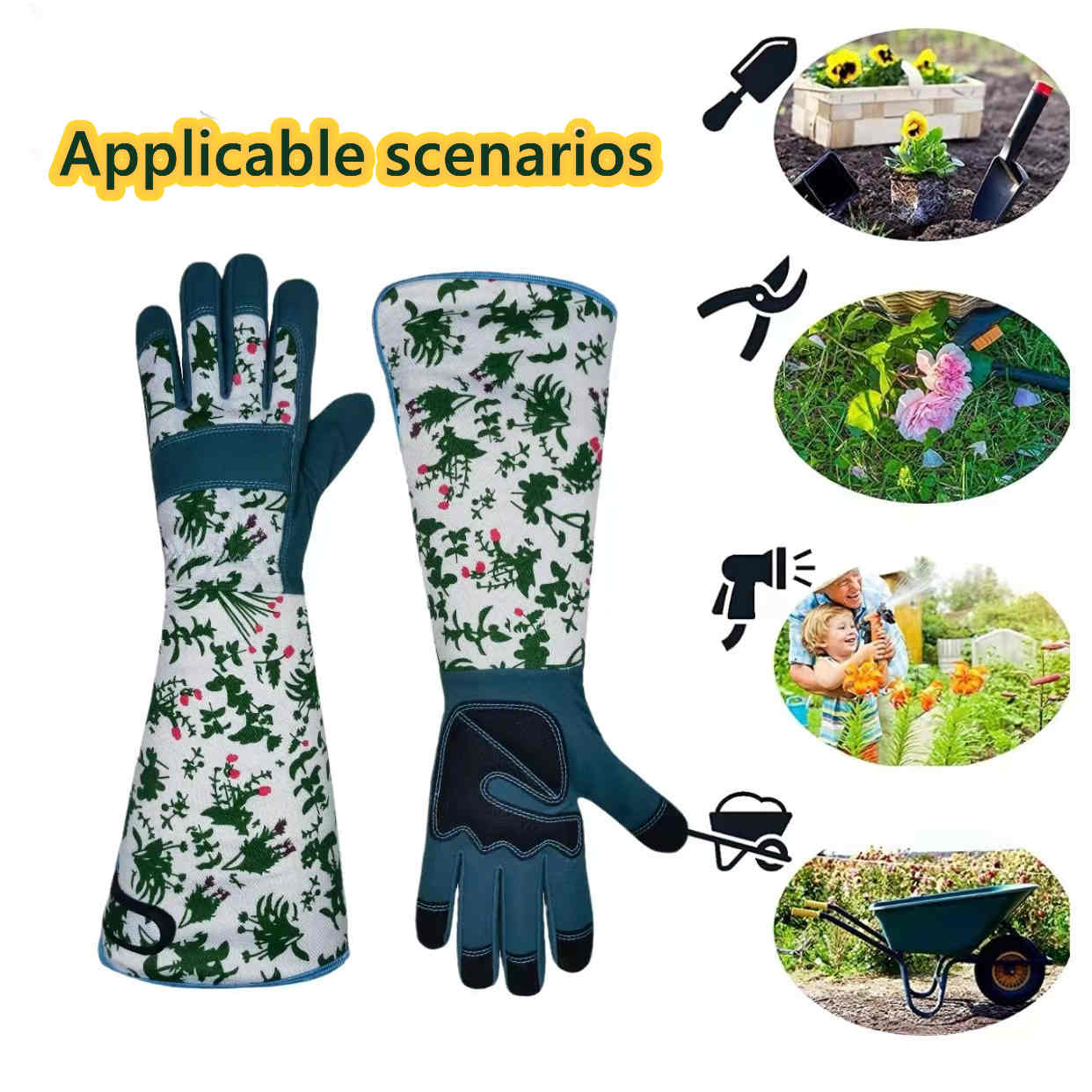 Women's Long Sleeve Gardening  - Garden Gloves recension och pris