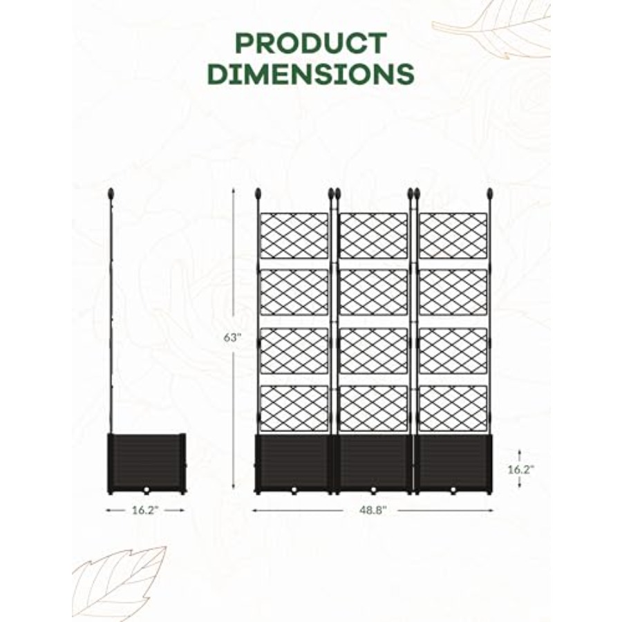 3PCS Modular Raised Garden Bed - Raised Garden Bed recension och pris