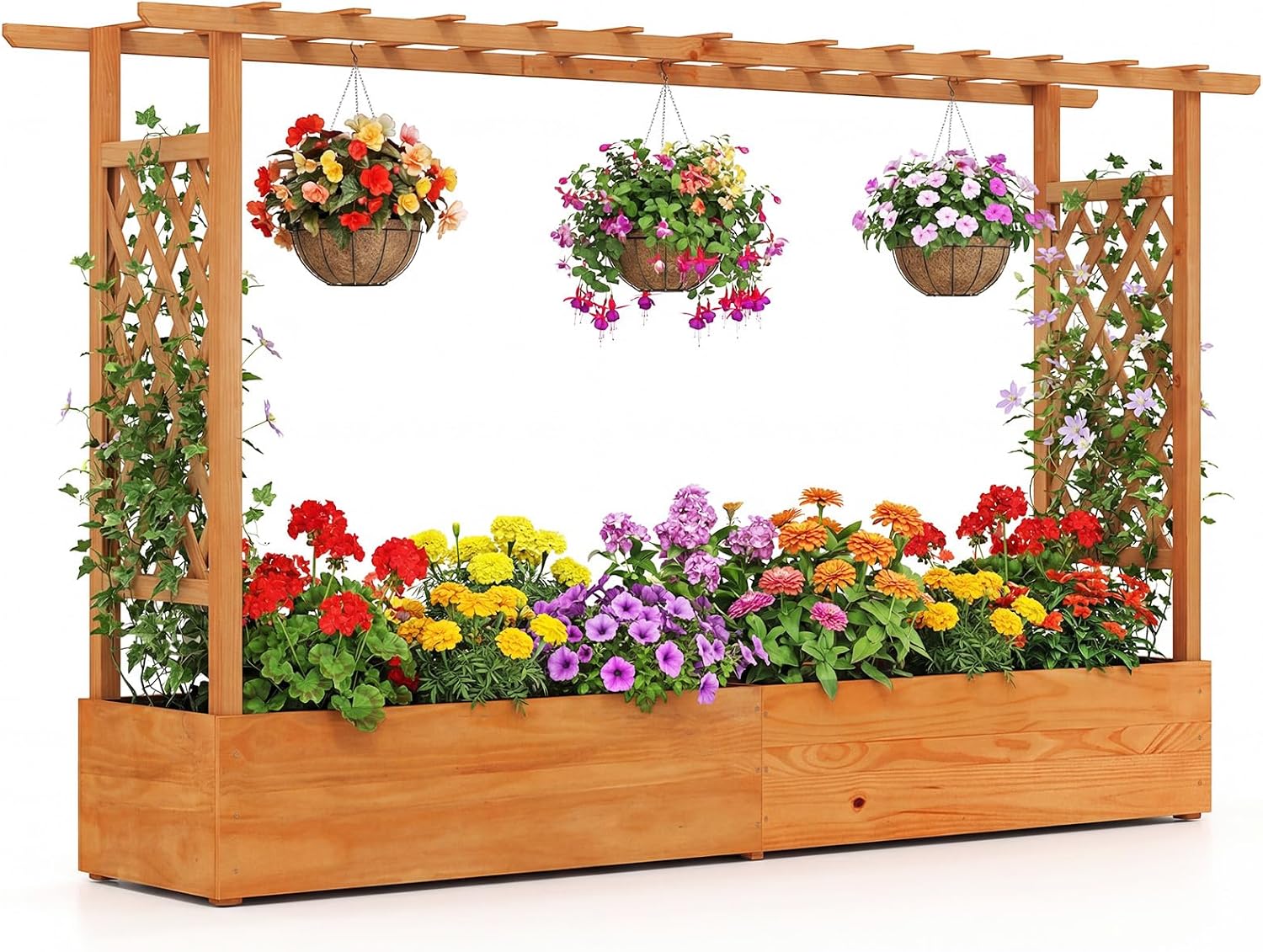 Outdoor Patio Raised Garden Be - Raised Garden Bed recension och pris