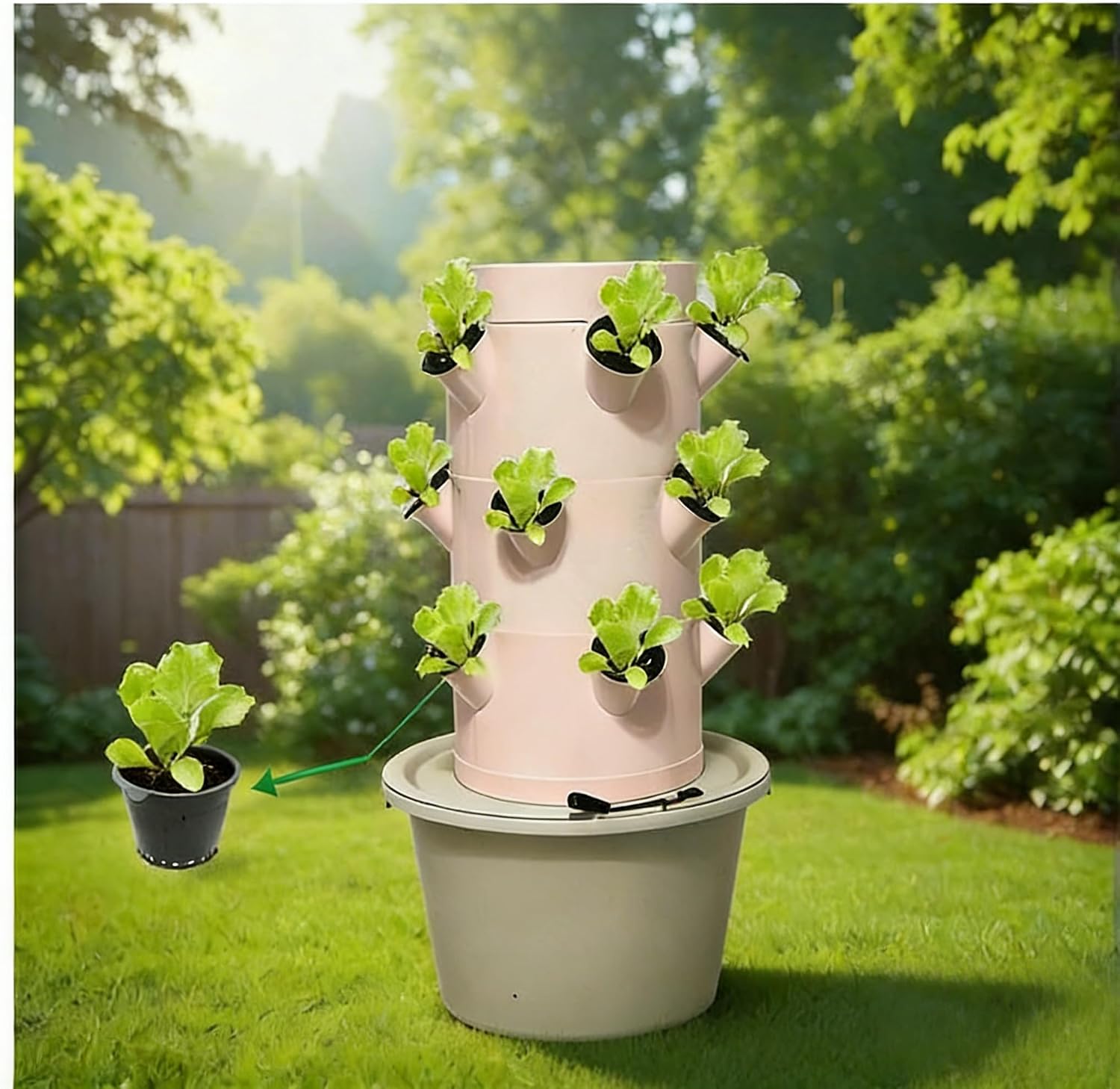 Vertical Hydroponic Growing Sy - Indoor Herb Garden recension och pris