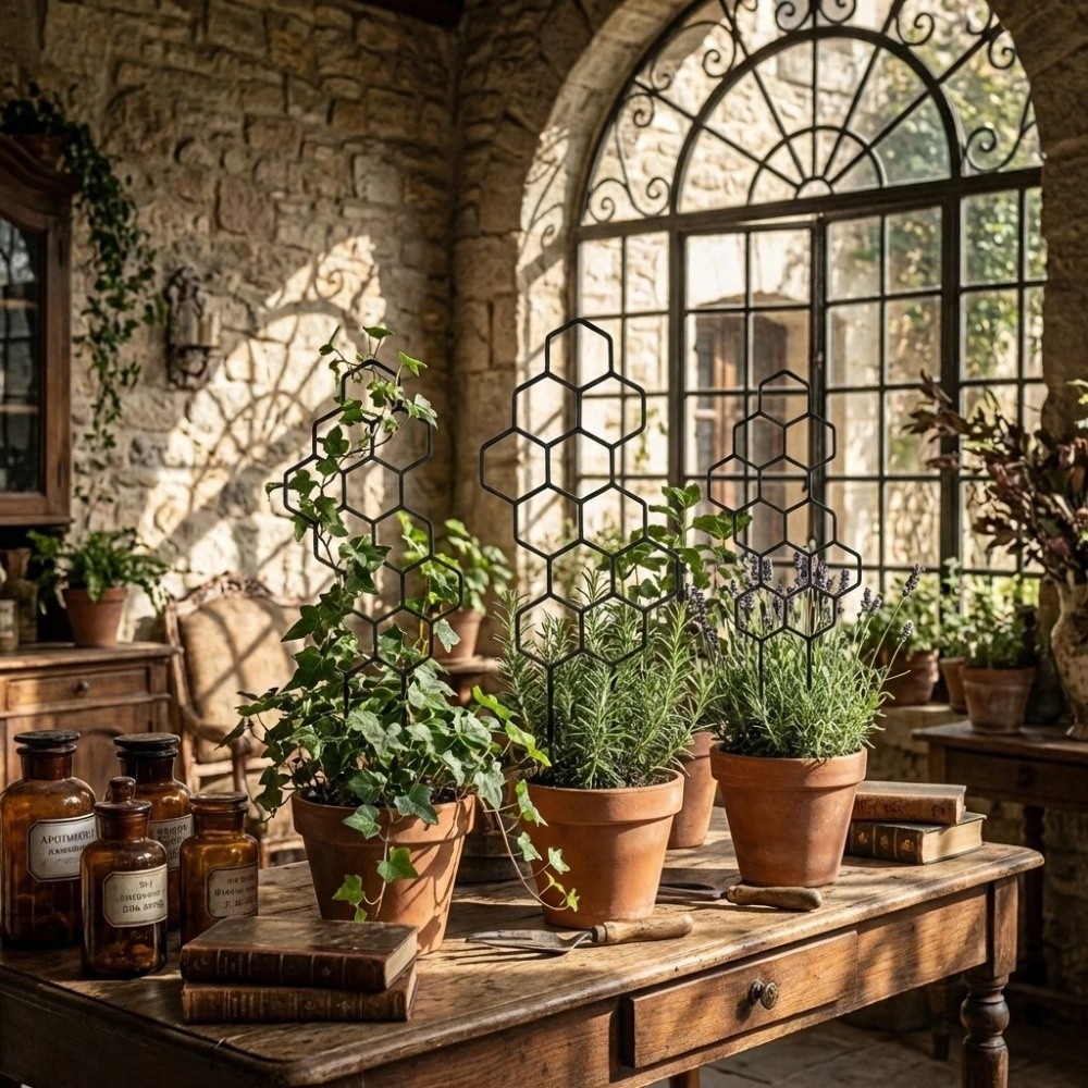 Honeycomb Design Plant Trellis - Indoor Herb Garden recension och pris